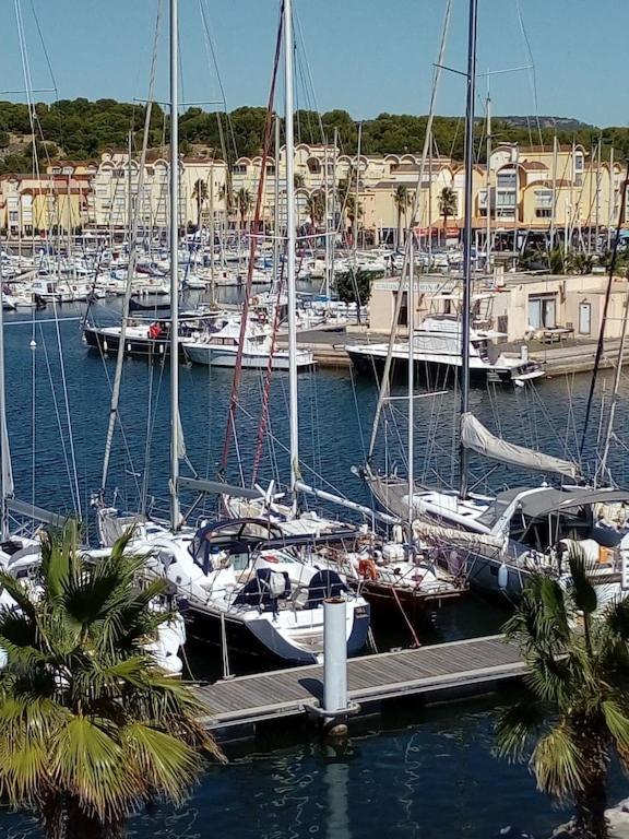 Gruissan Appartement Calme, Vue Sur Port De Plaisance -Clim, Empl.Parking 외부 사진