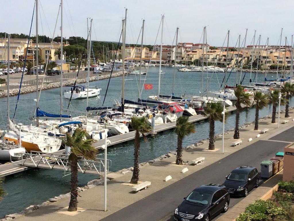 Gruissan Appartement Calme, Vue Sur Port De Plaisance -Clim, Empl.Parking 외부 사진